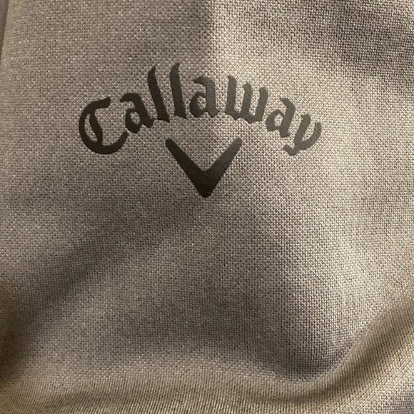 Callaway Men’s 1/4 Zip Golf Long Sleeve Gray Fleece Pullover Jacket Size 2XL - Picture 4 of 7